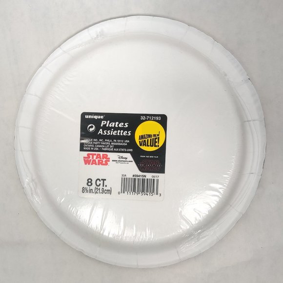 Disney Star Wars The Last Jedi Character Party Plates and Napkins Set - 16 ct - Picture 5 of 5